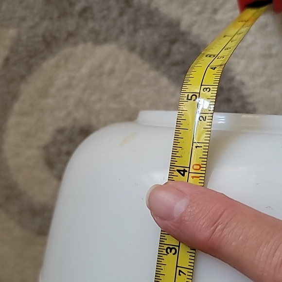 PYREX for Hamilton Beach large mixing bowl white milk glass w ribbing vtg - Picture 11 of 13